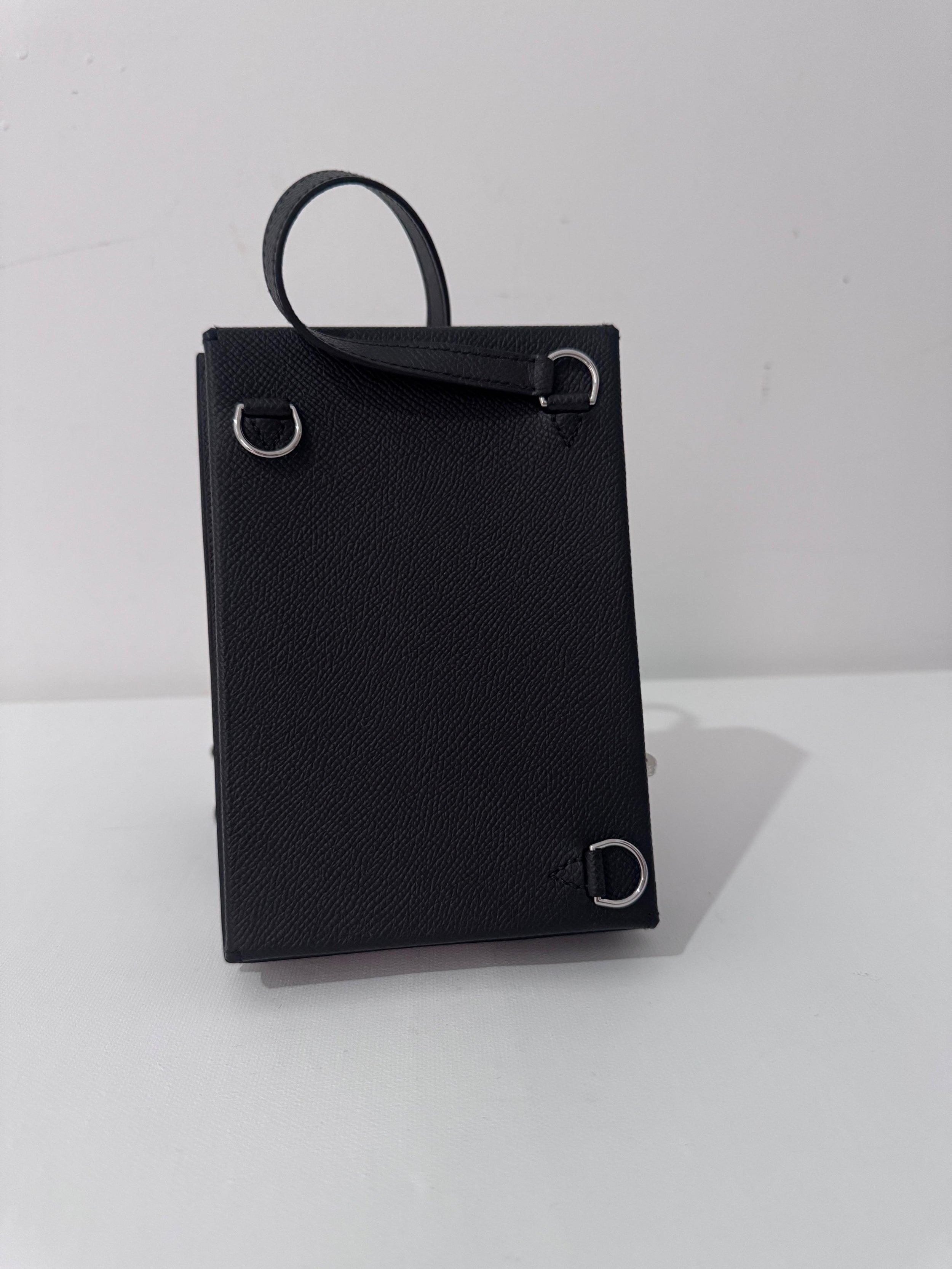 Hermes Limited Edition Black Kelly Multipocket