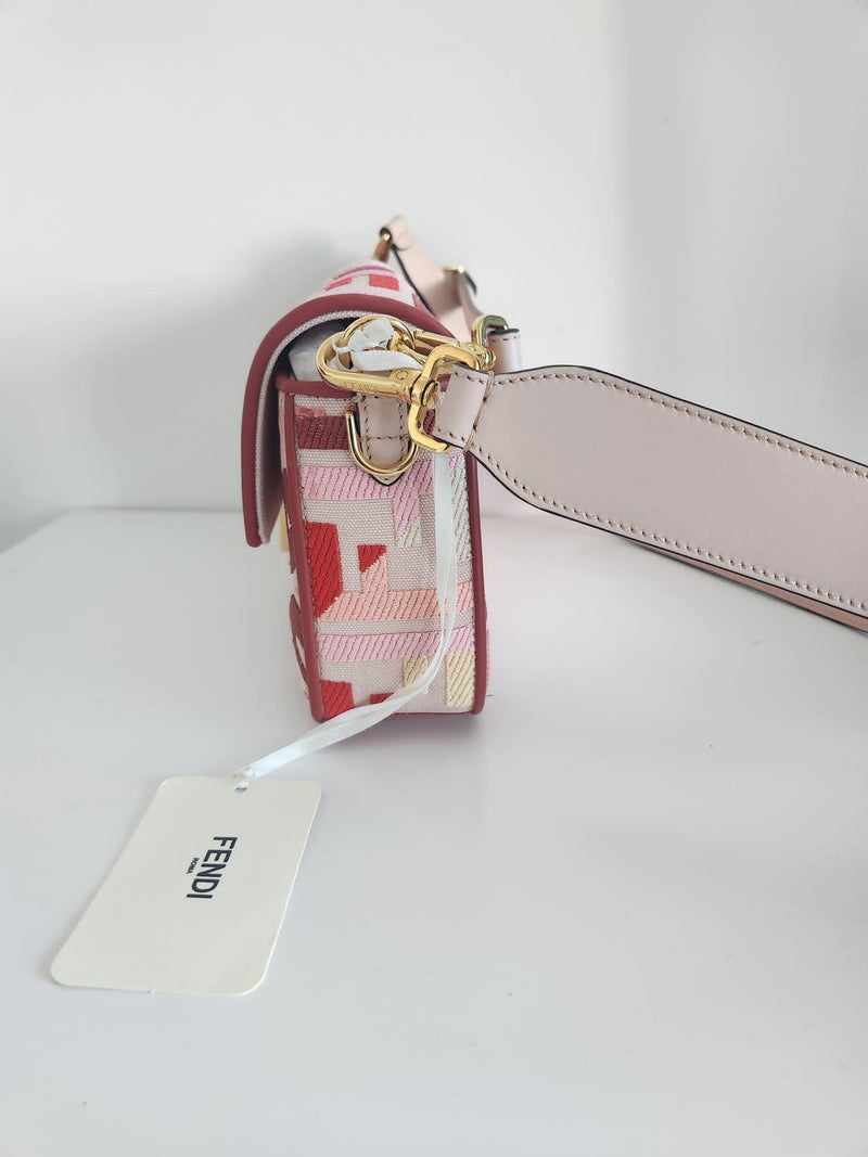 Fendi Pink Monogram Baguette Bag