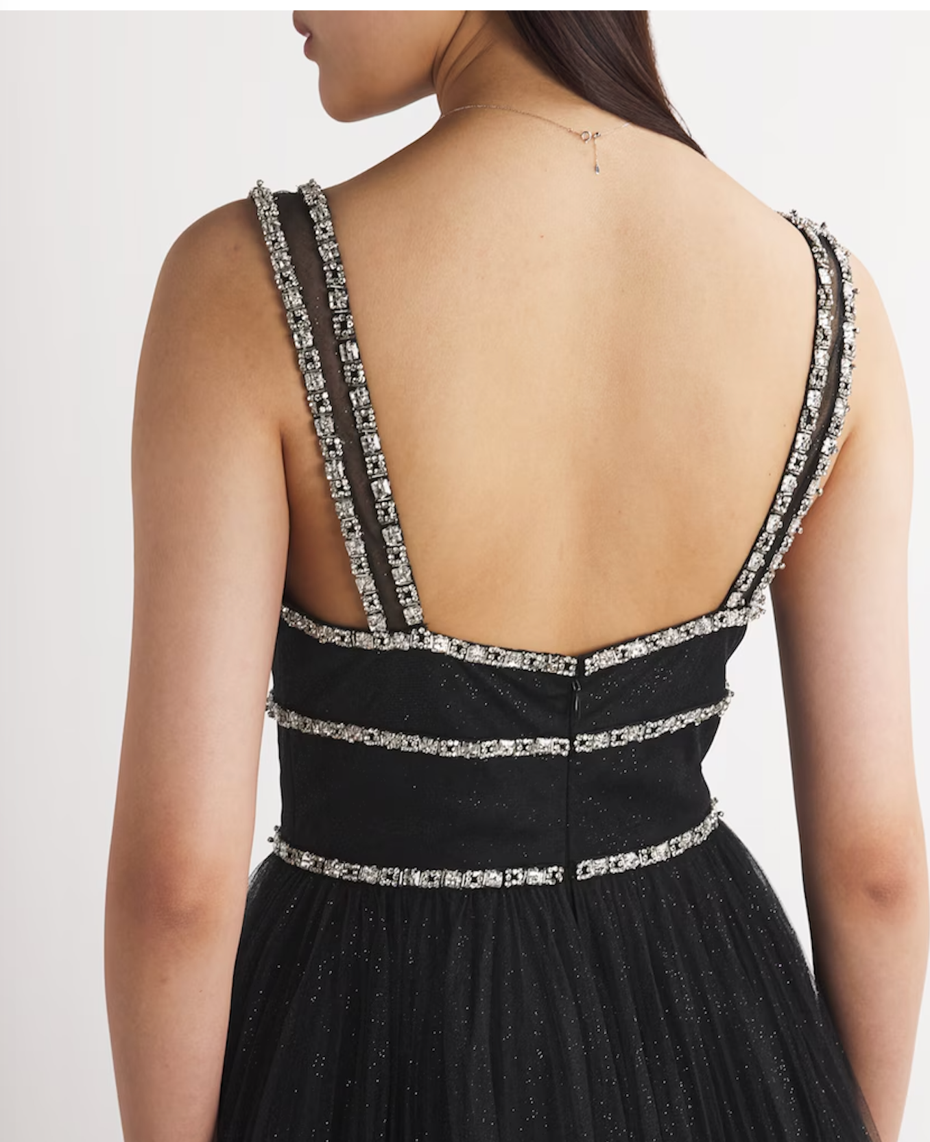 Jenny Packham Chiffon Embellished Cybele Gown