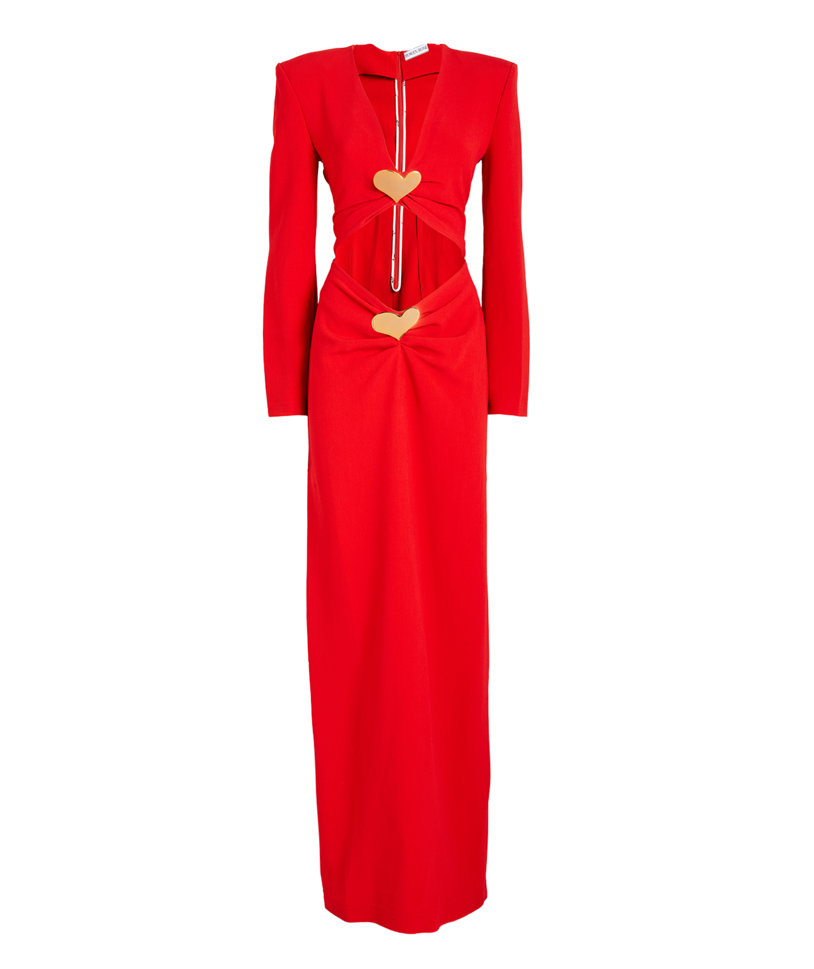 Rowen Rose Lovers Maxi Dress with Heart Jewel Details