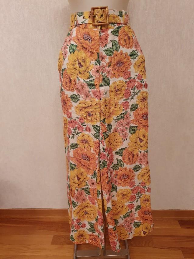 ZIMMERMANN Poppy Floral Print Flared Trousers