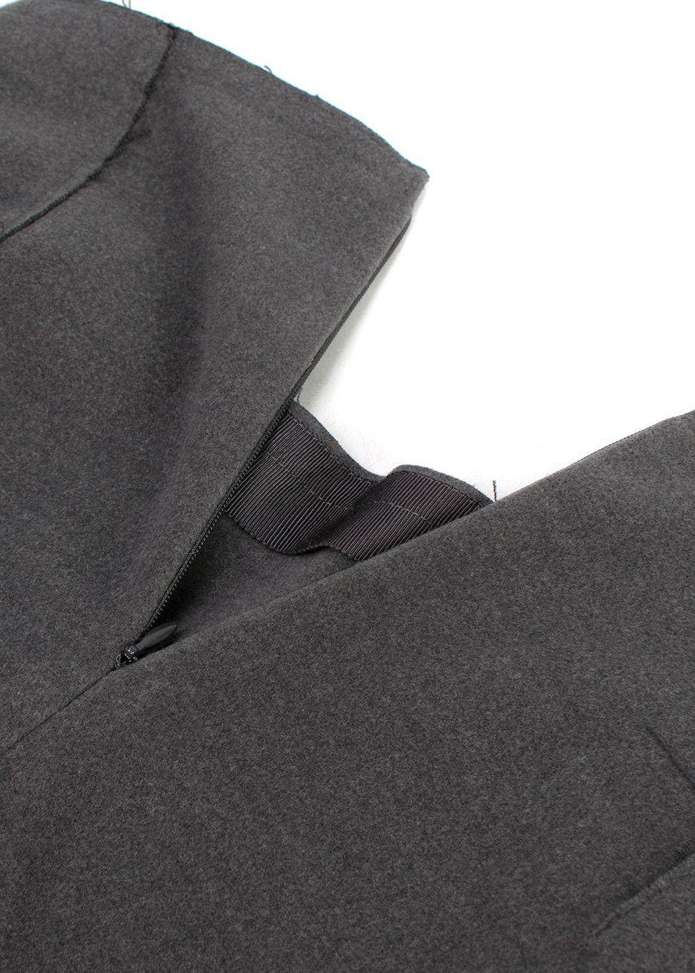 16Arlington grey Haile rhinestone-embellished mini skirt