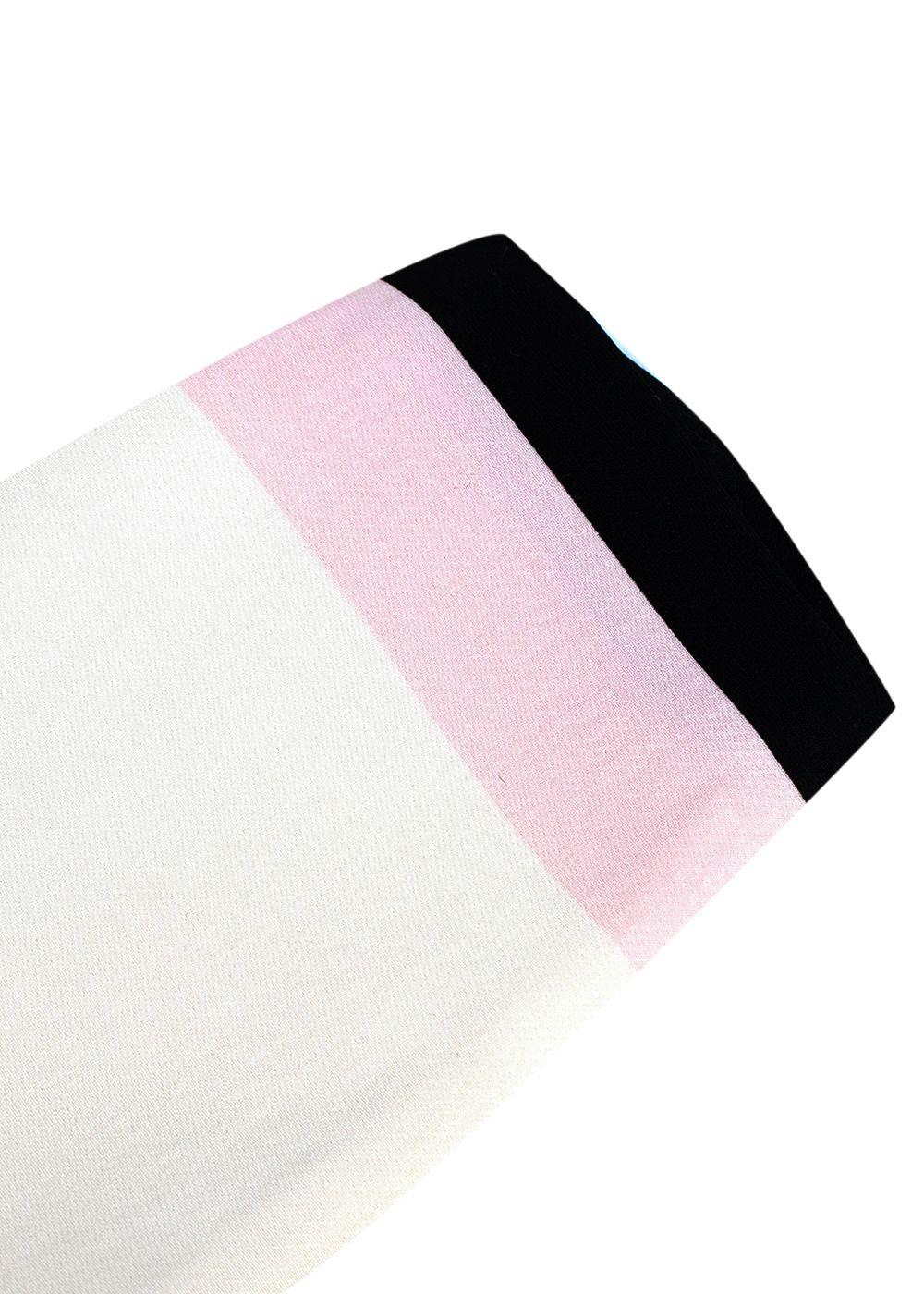 Valentino Striped Wool and Silk Blend Mini Dress