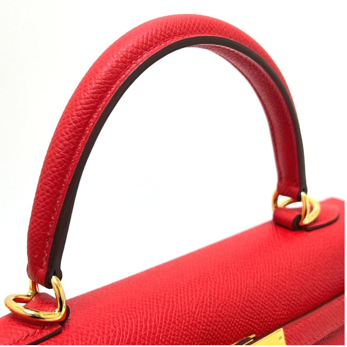 Hermès Red Kelly 25cms With Gold Hardware