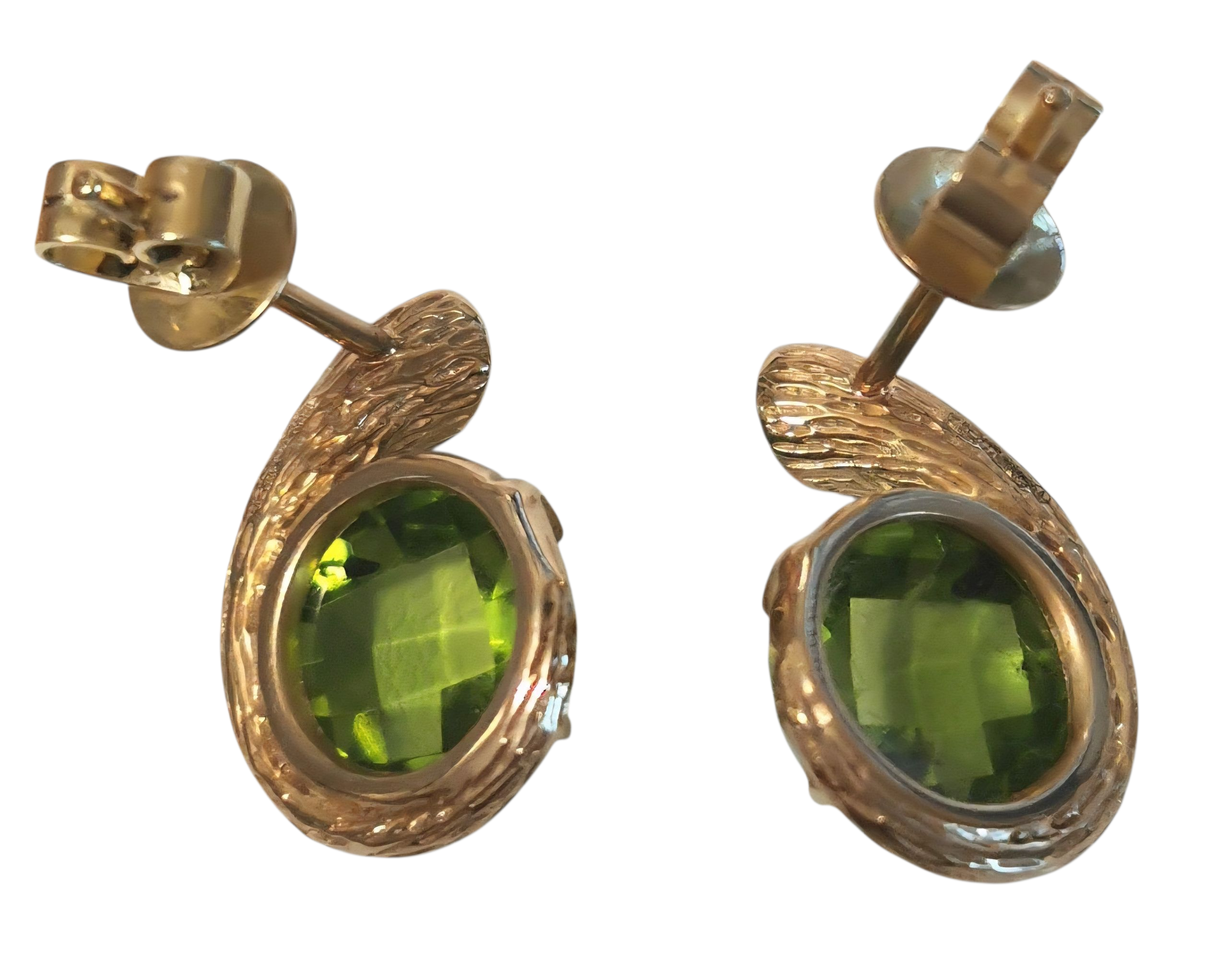 Fei Liu Peridot And Diamond Earrings