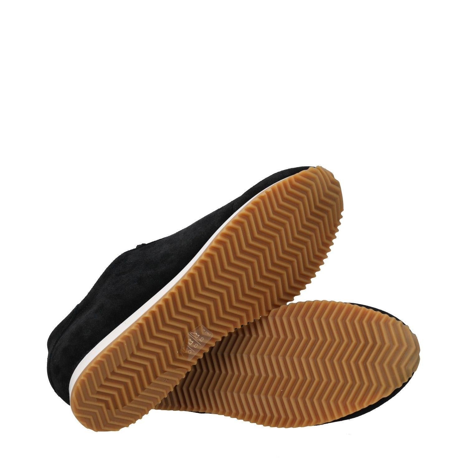Camilla and Marc Black Suede Trainers