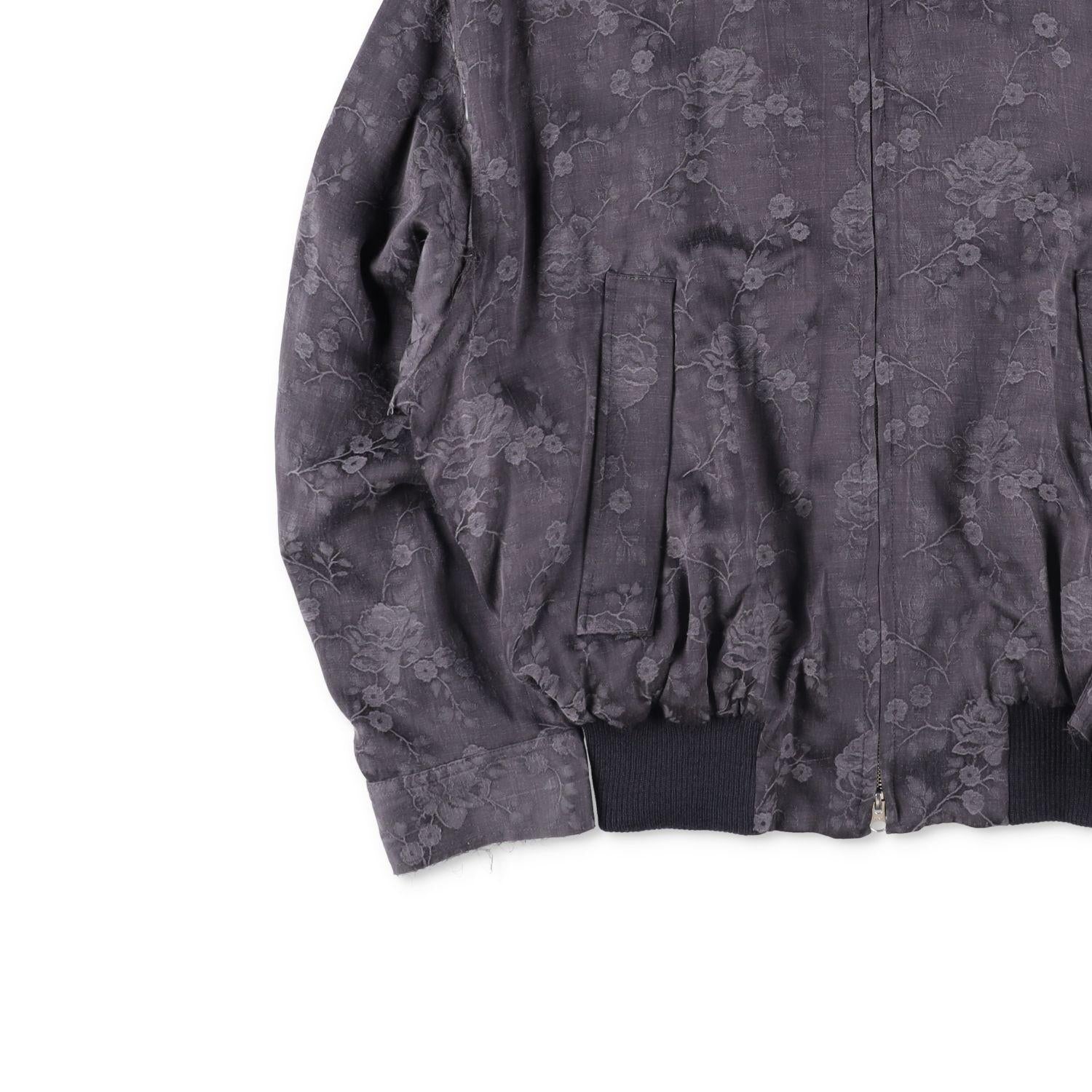 Song For The Mute Embroidered Floral Bomber Jacket