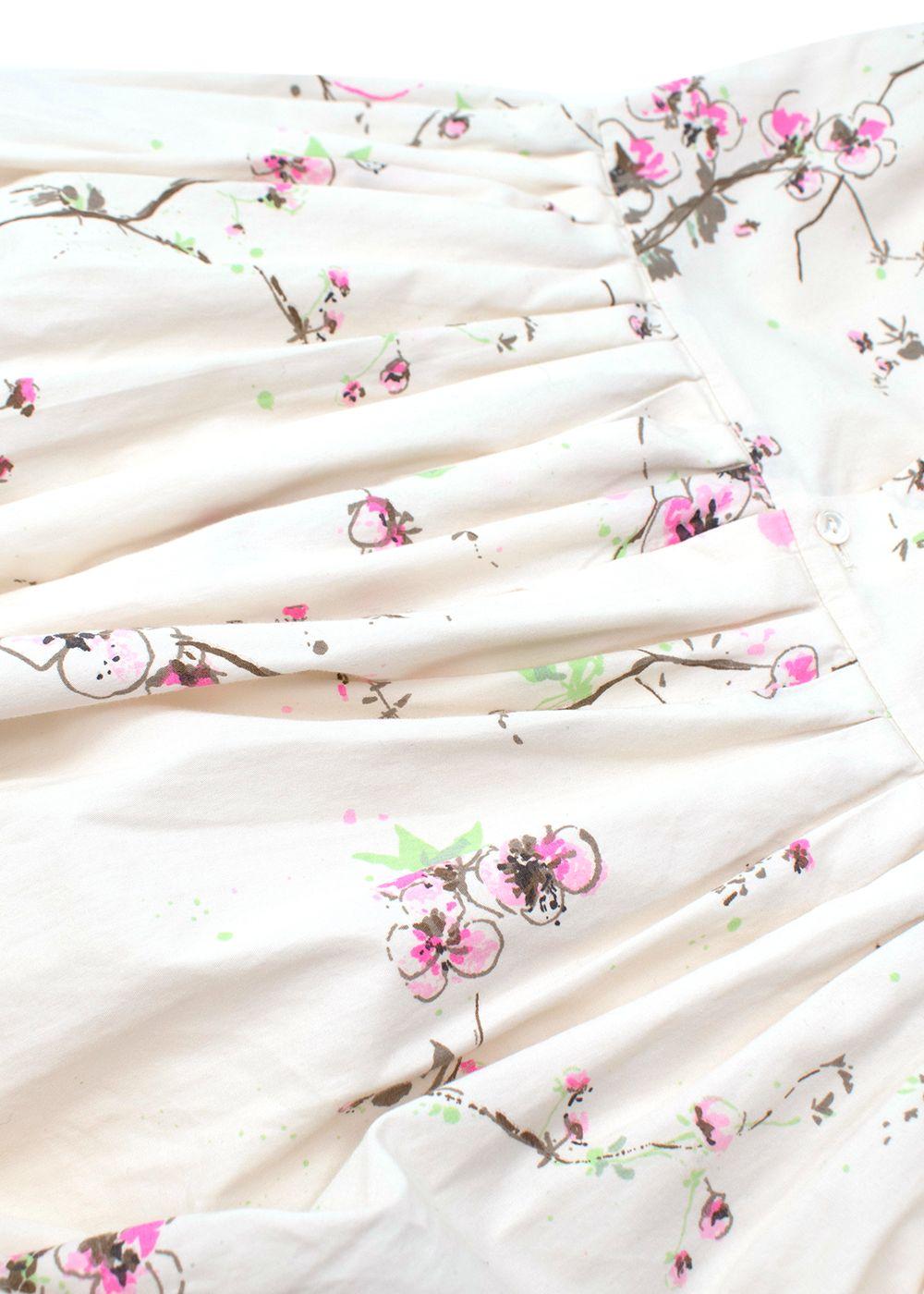 Kids 10Y Floral Print Sleeveless Dress