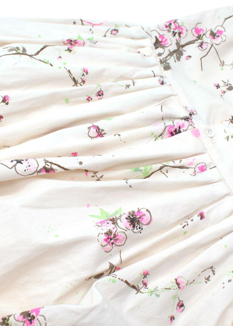 Kids 10Y Floral Print Sleeveless Dress
