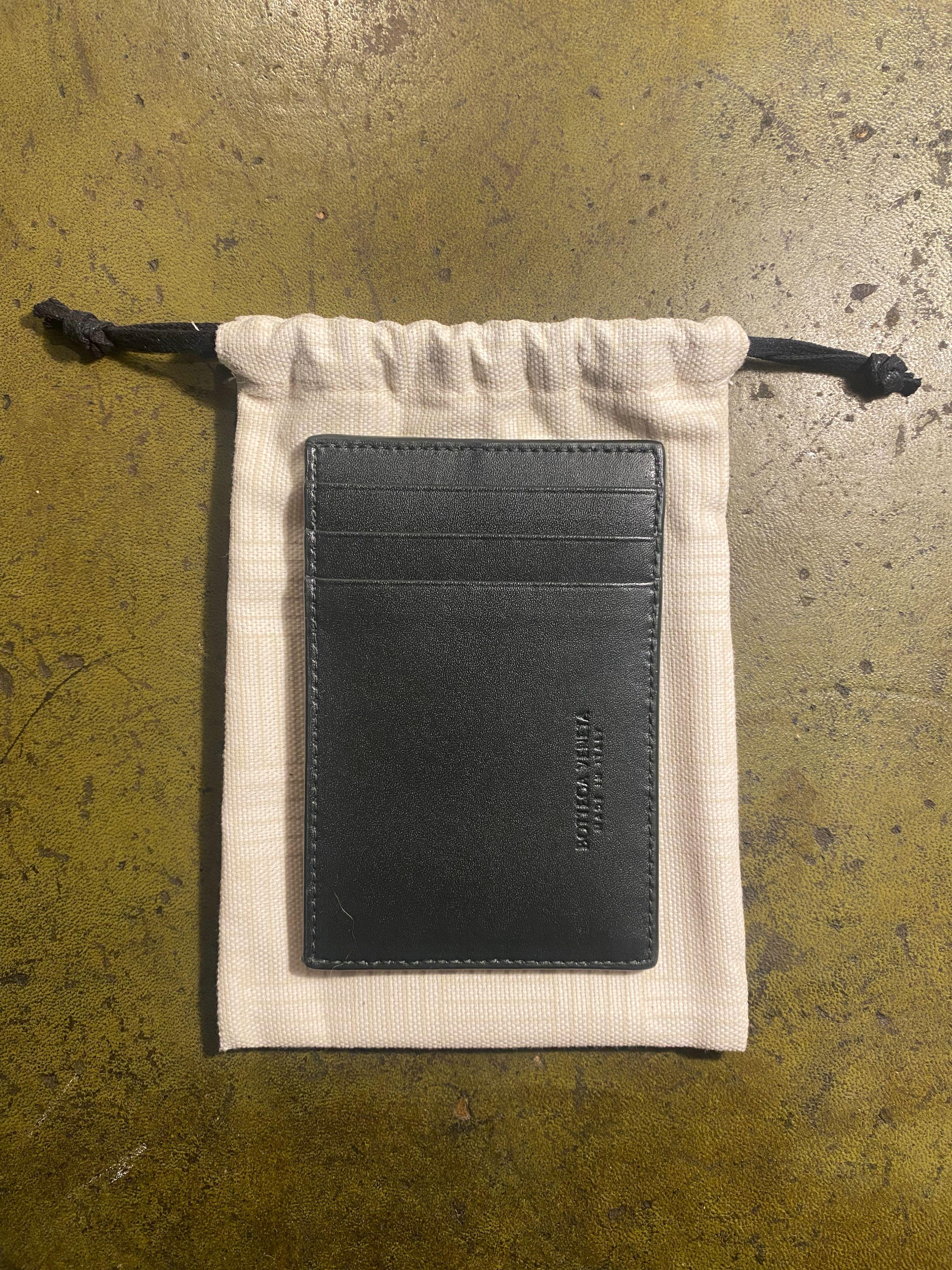 Bottega Veneta Dark Moss Credit Card Holder