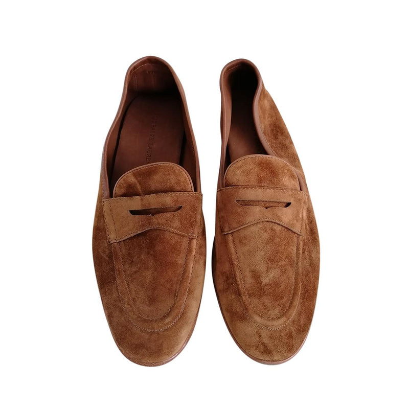 Polo Ralph Lauren Tan Suede Ashtyn Loafers