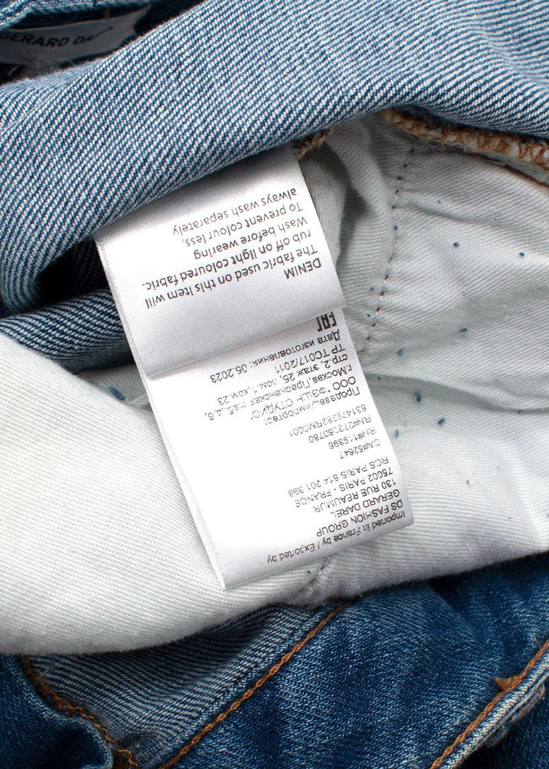 Gerard Darel Blue Dark Wash Denim Skirt