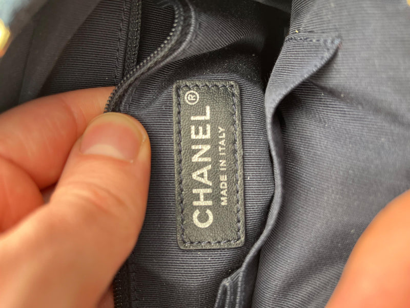 Chanel Small Denim and Calfskin Gabrielle Hobo