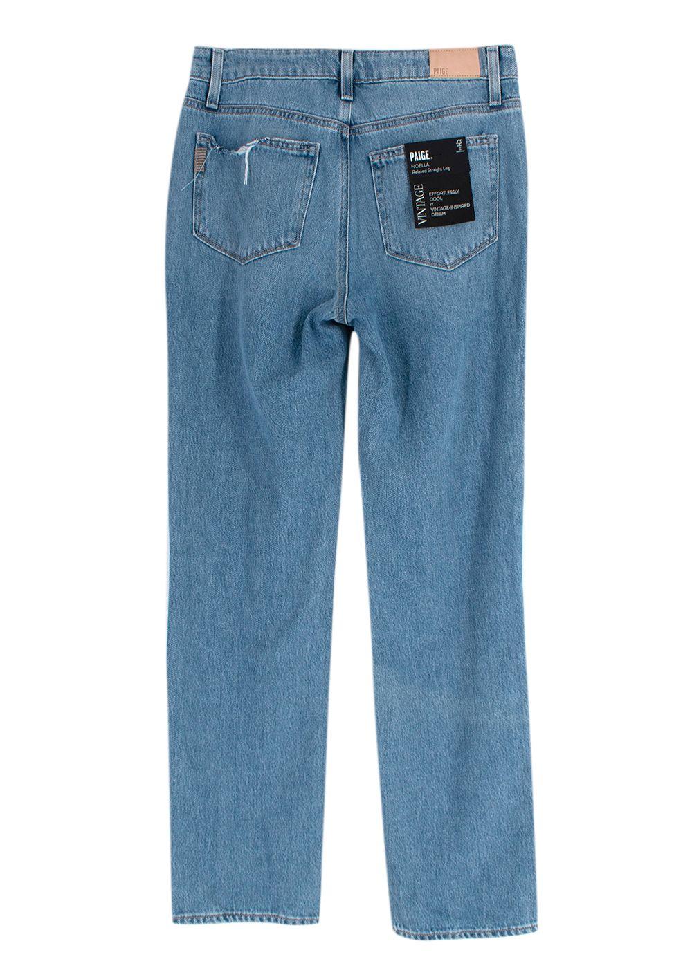 Paige Noella Mid-rise Destructed Jeans