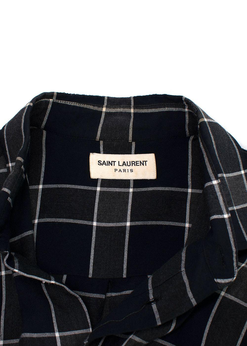 Saint Laurent Chequered Shirt