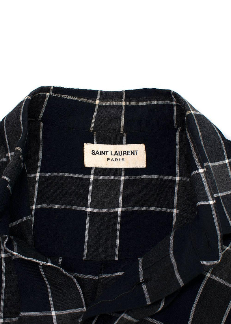 Saint Laurent Chequered Shirt