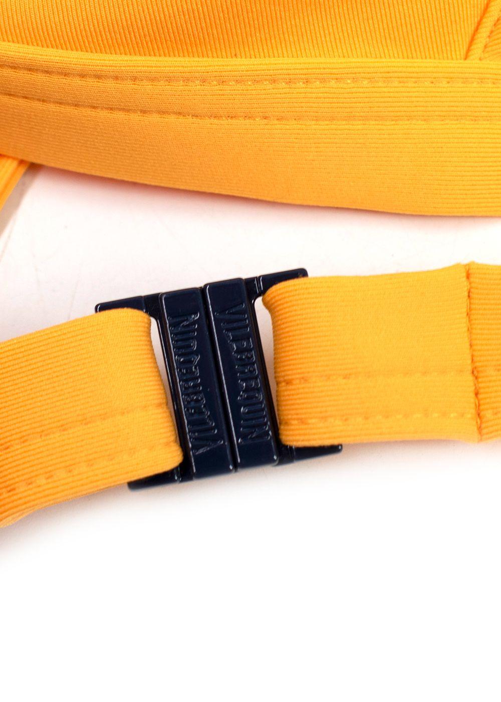Vilebrequin Yellow Perforated Triangle Bikini Set