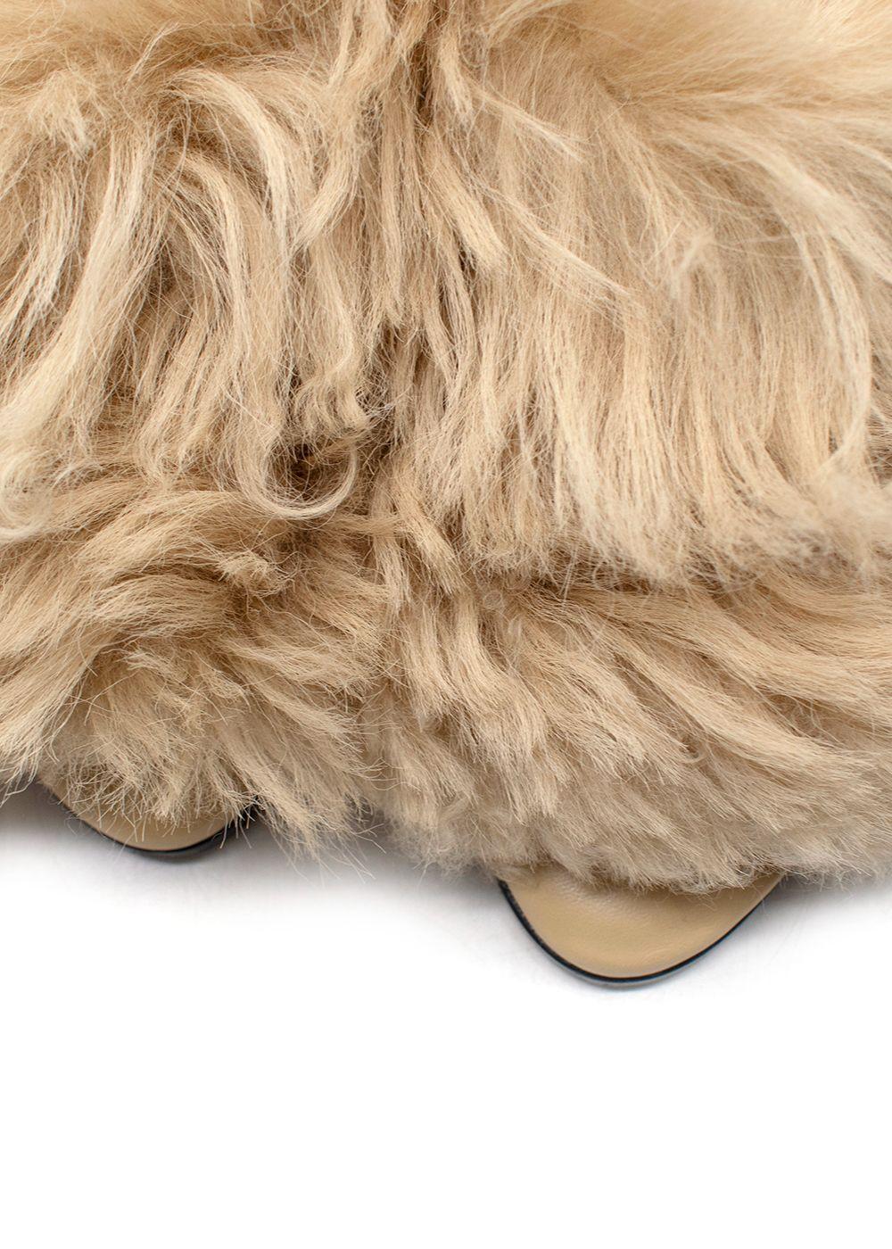 Bottega Veneta The Curve Shearling Sandals