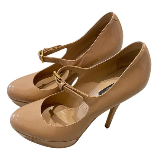 Dolce & Gabbana Nude Patent Mary-Jane Pumps