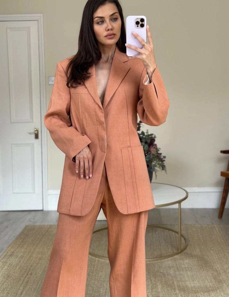 Jacquemus Terracotta La Veste D'homme Blazer
