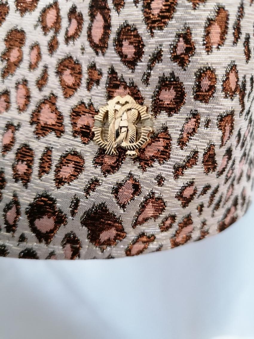 Roberto Cavalli Junior 10Y Animal Print Ruffle Front Dress