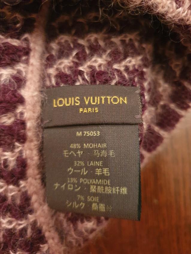 Louis Vuitton Mohair Blend Bordeaux Hat