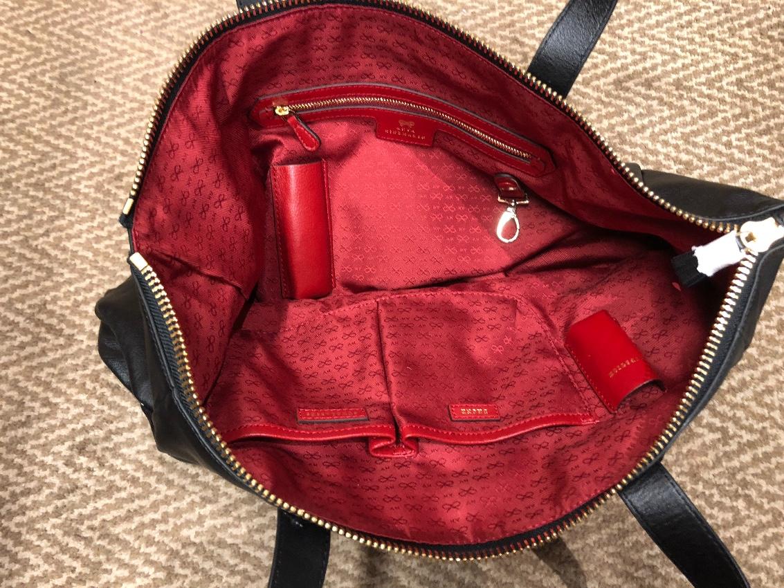 Nevis Zipped Leather Tote