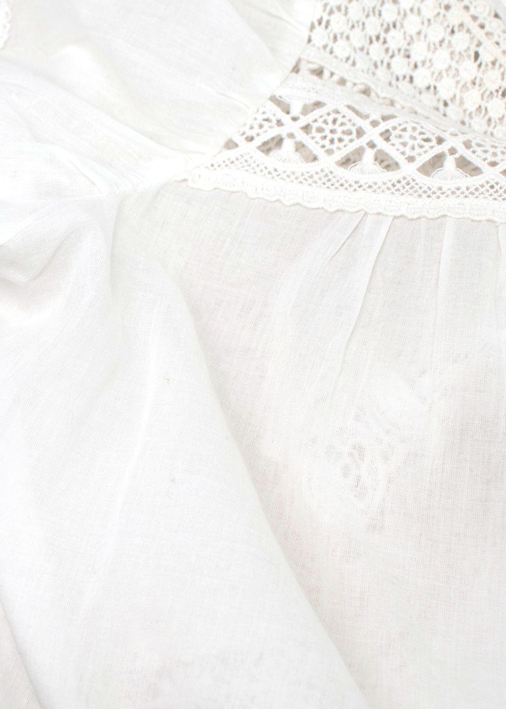 Sea New York White Guipure Mini Dress