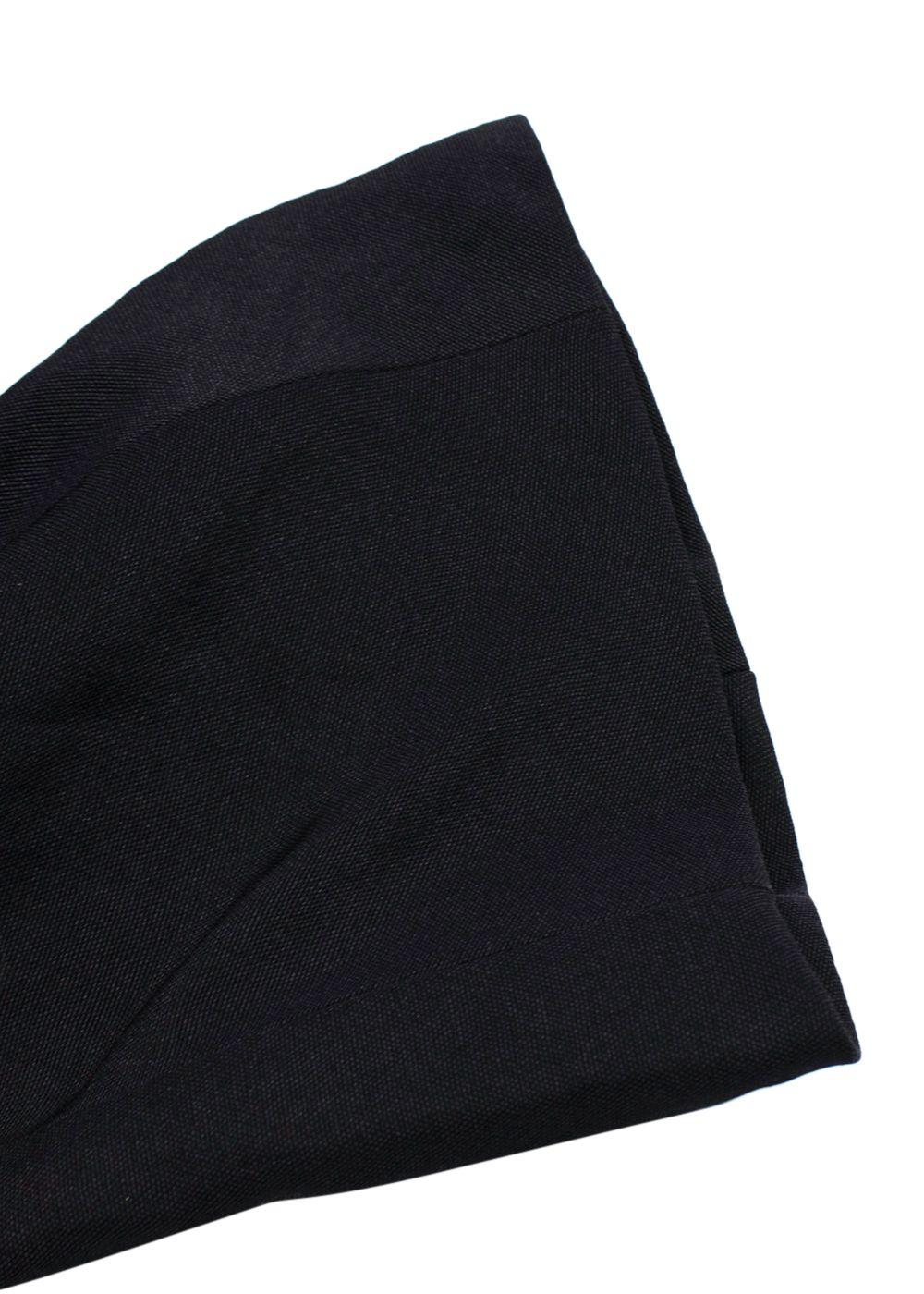 Lanvin Black Linen Blend Belted Jacket