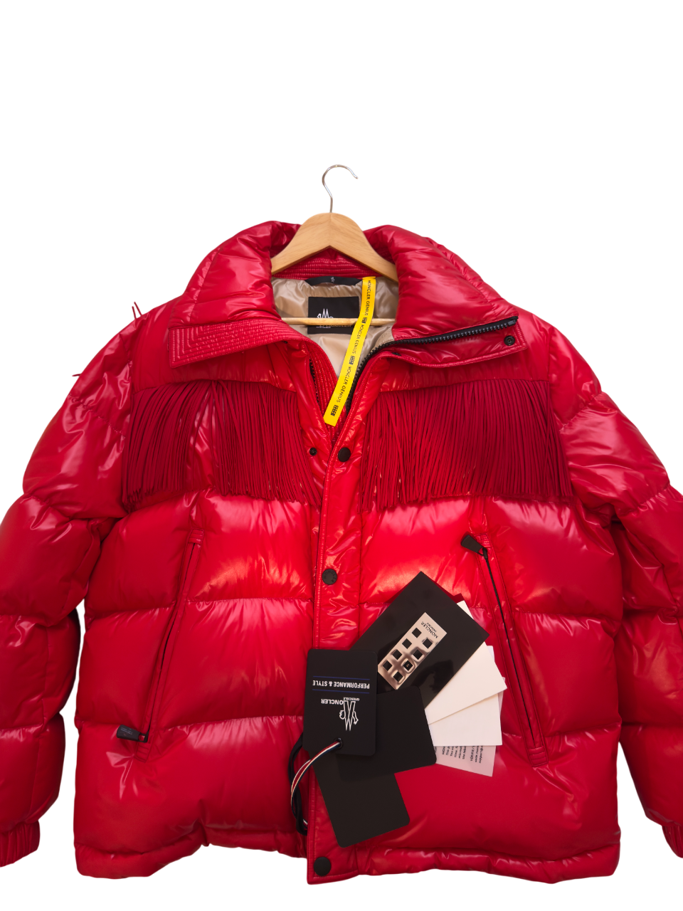 Moncler Red Arlaz Puffer Jacket