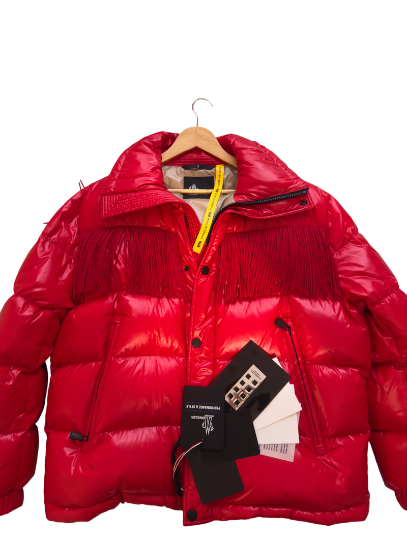 Moncler Red Arlaz Puffer Jacket