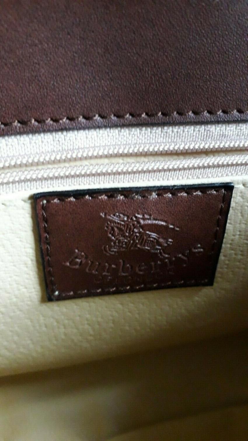 Burberry Vintage Haymarket Check Bag