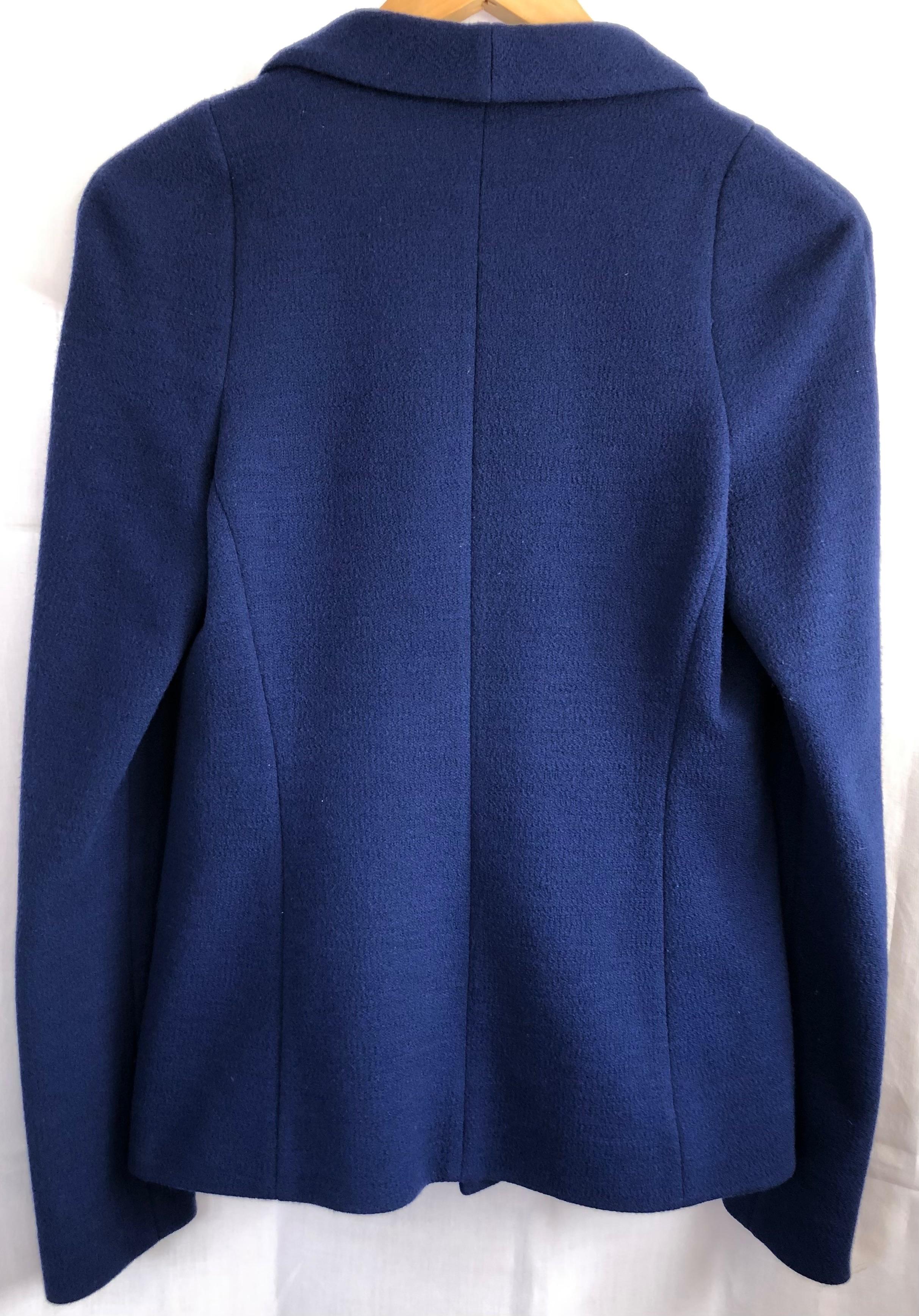 Collezioni Blue Lightweight Wool Blend Blazer