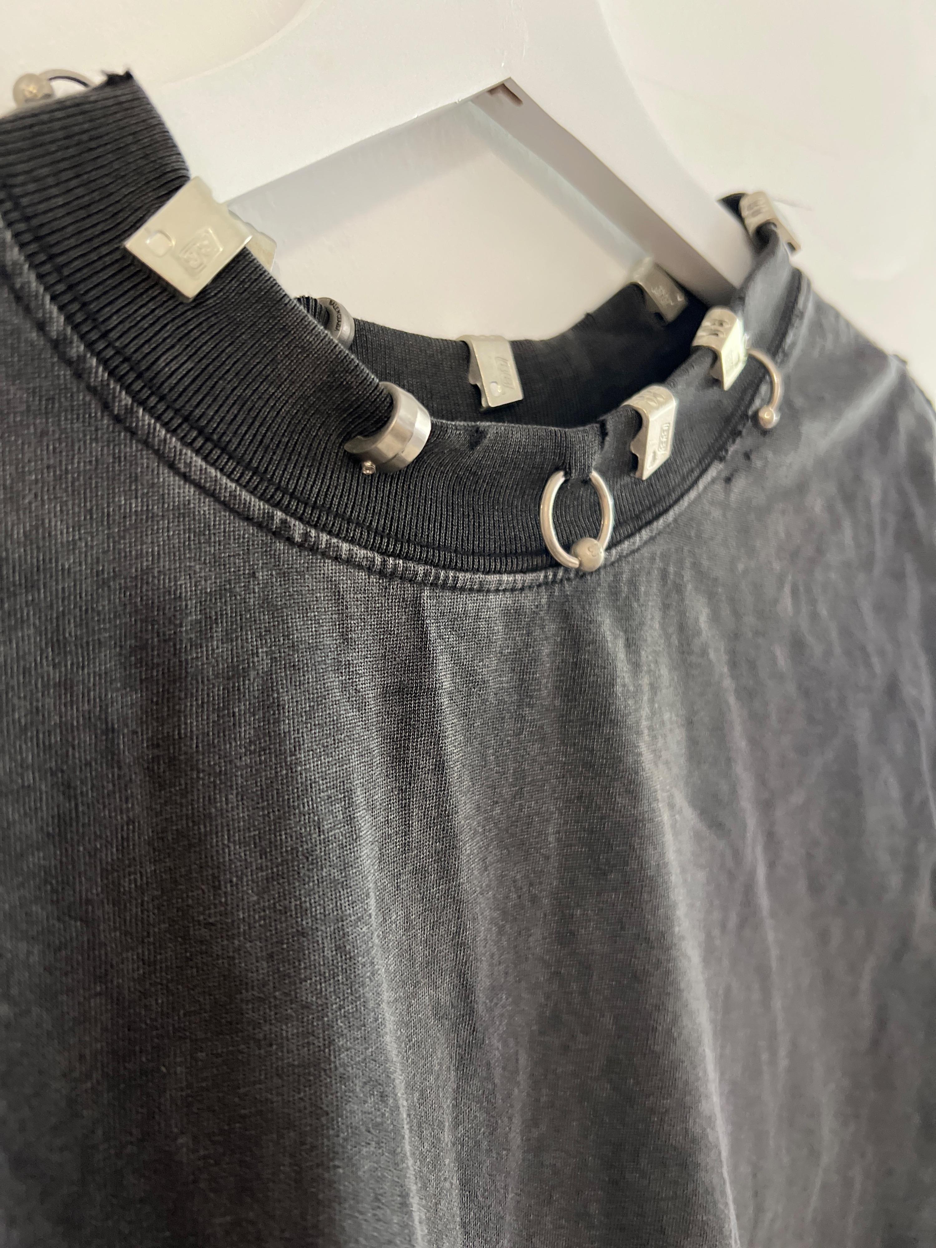 Black Pierced T-Shirt