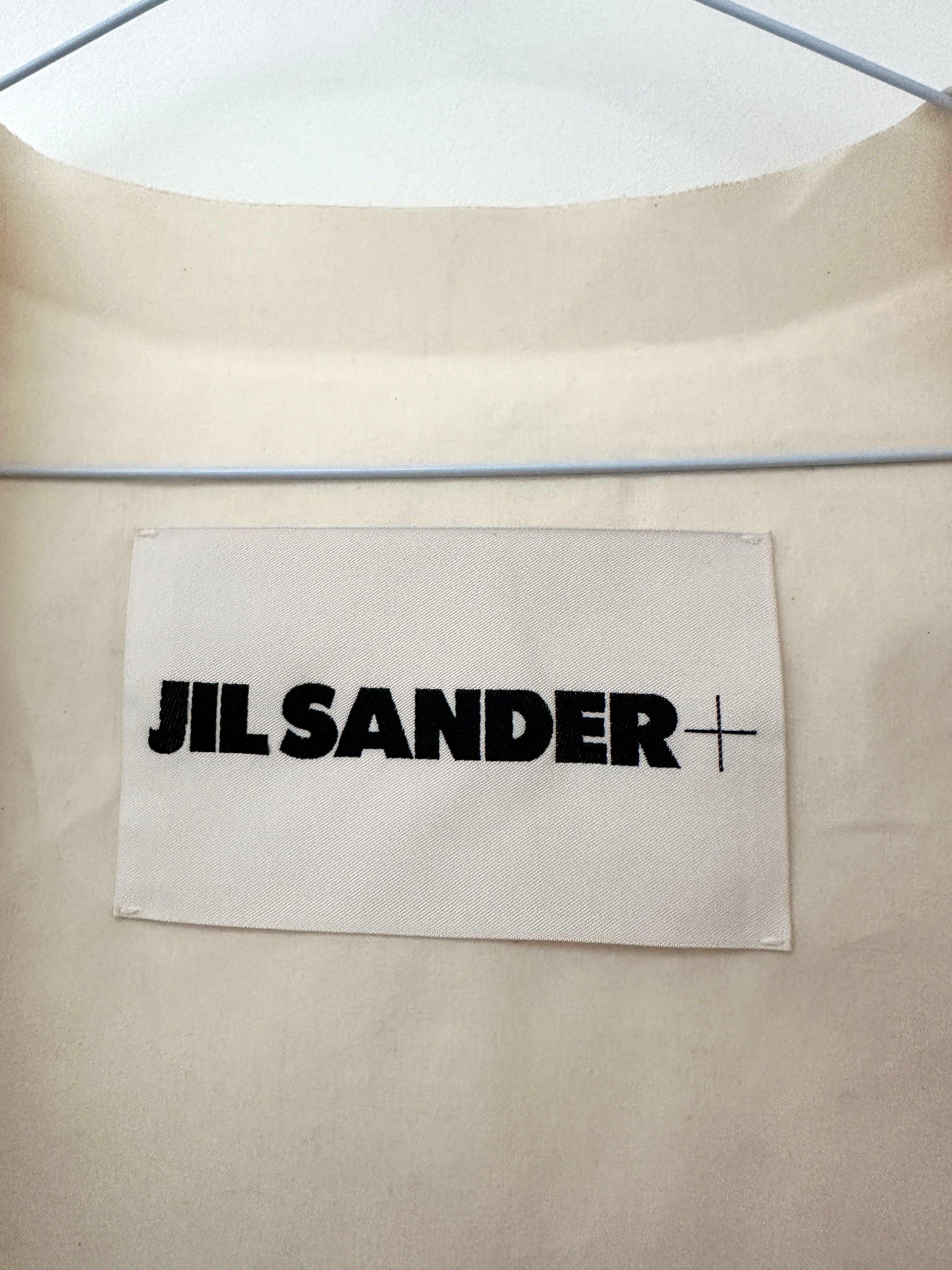 Jil Sander Cream Pffer Gilet