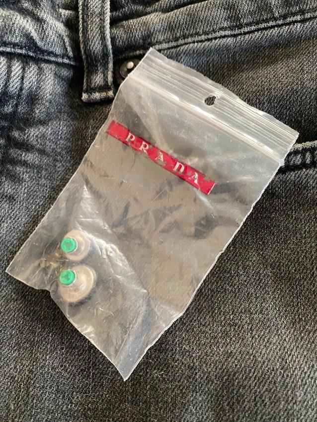 Prada Grey Tapered Leg Jeans