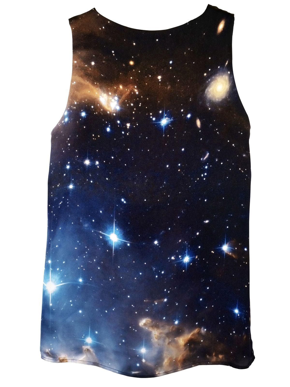 Galaxy Print Vest