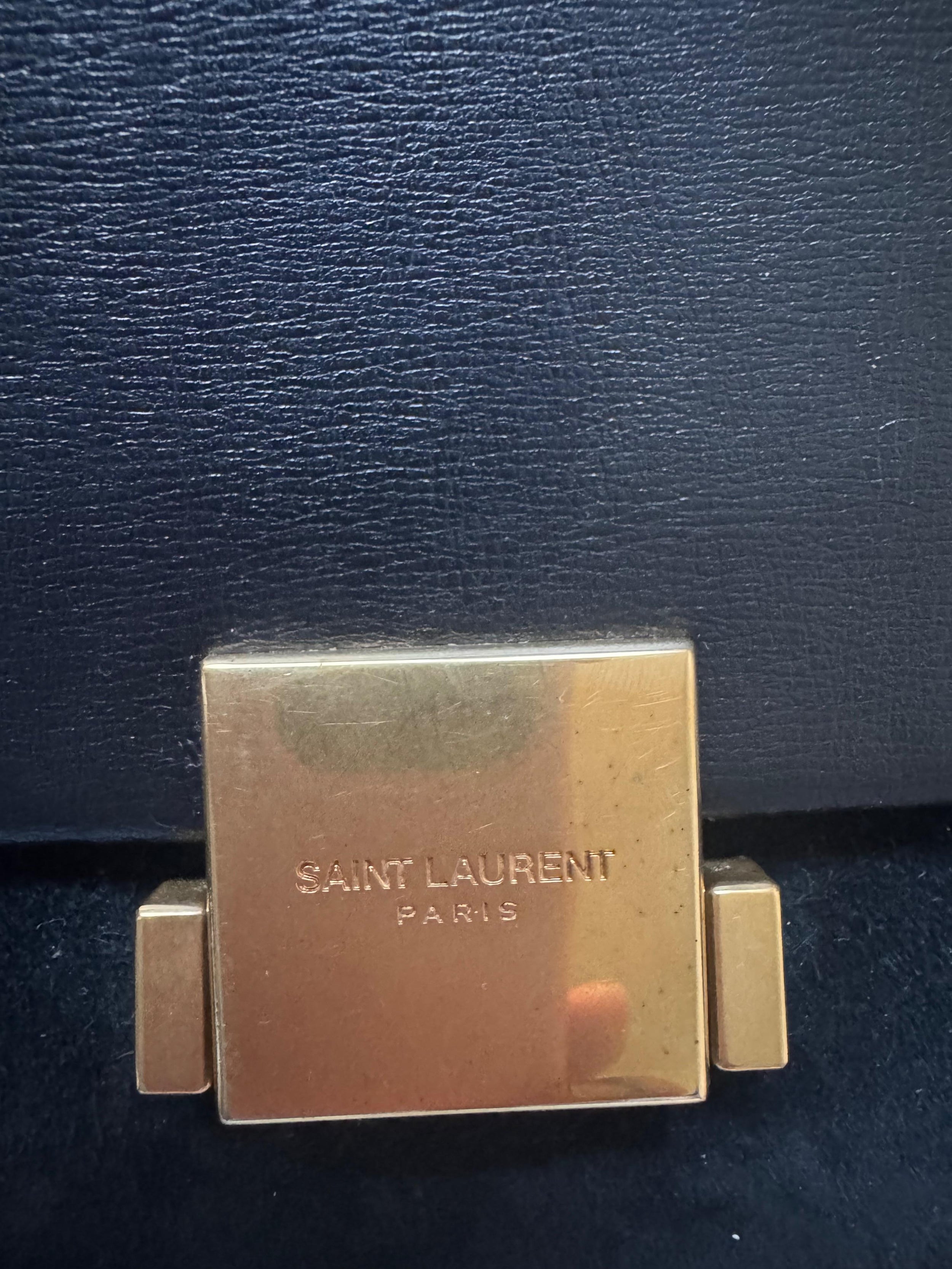 Saint Laurent Black Bellechasse Bag