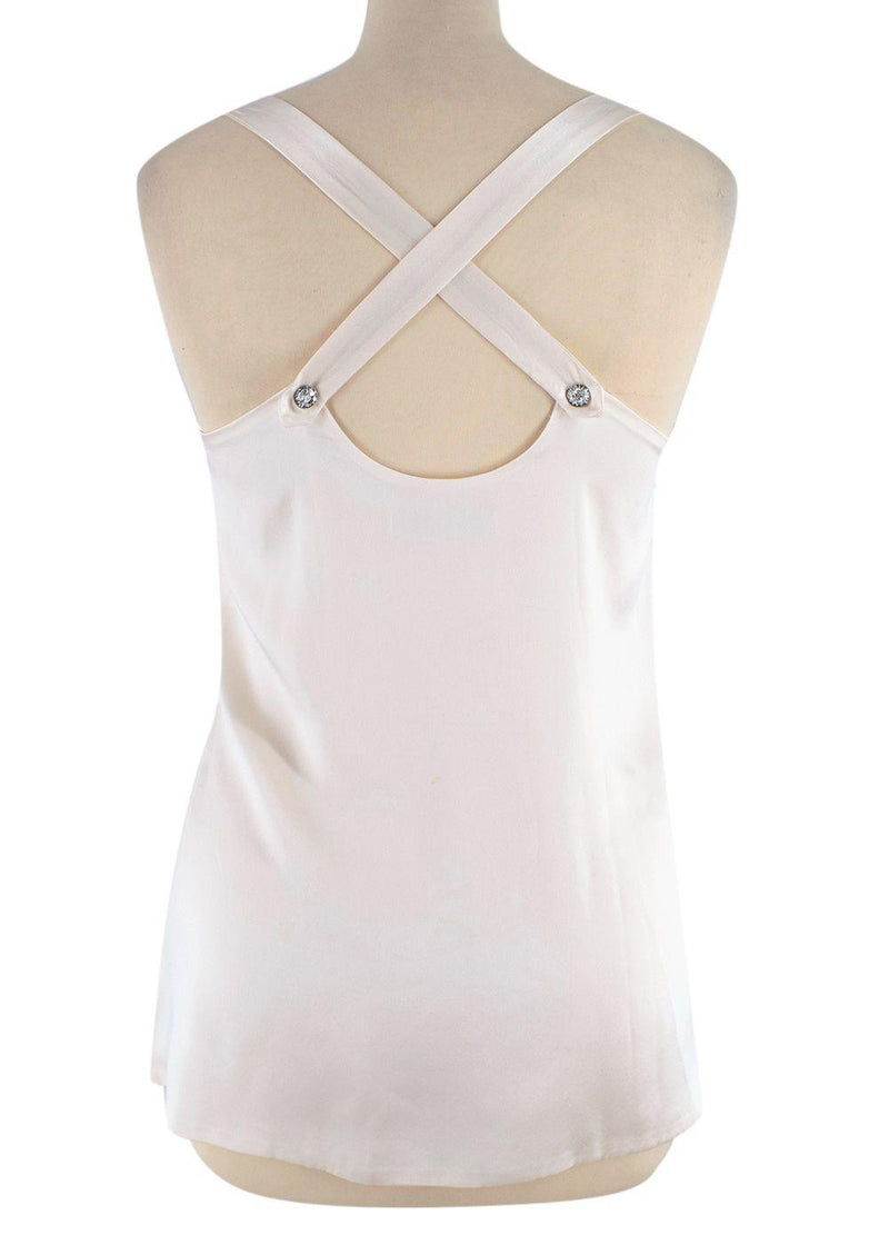 Matthew Williamson Cream Silk Vest