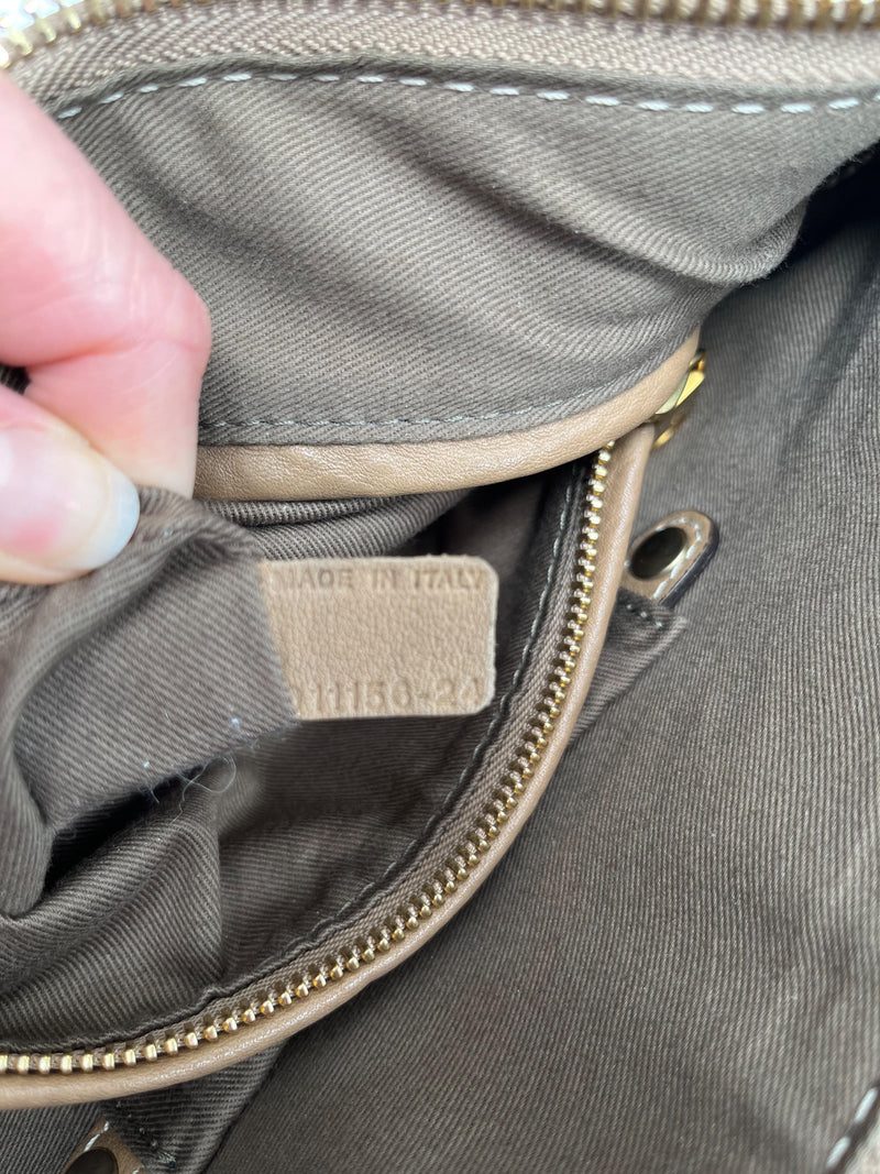 Tan Leather Marcie Bag