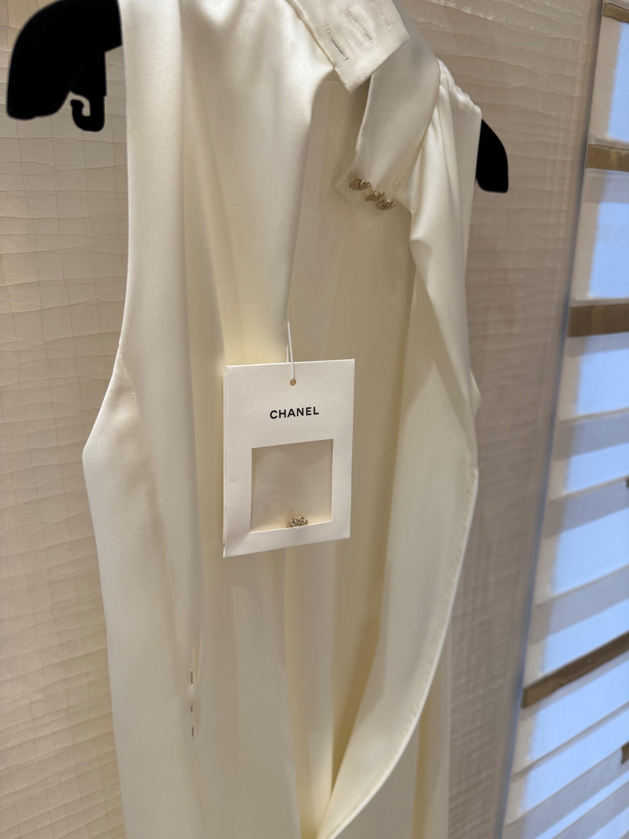 Chanel Resort Cream Silk Gown
