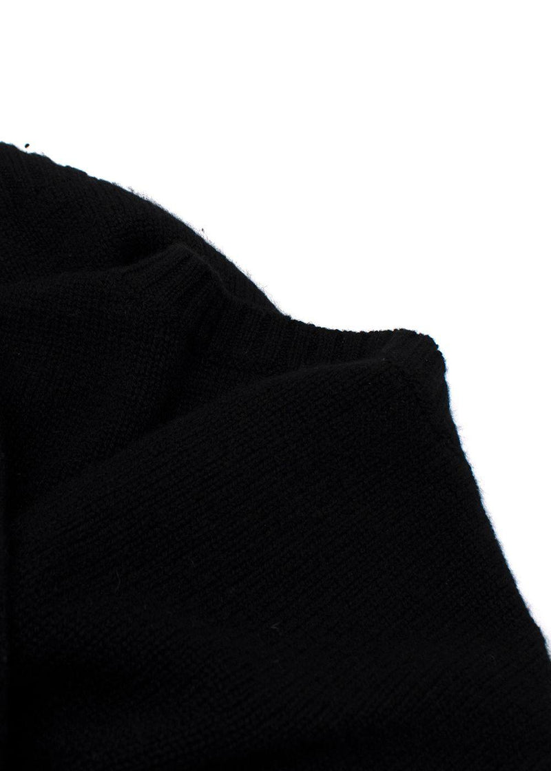 Dior Green Dinosaur Black Cashmere Knit