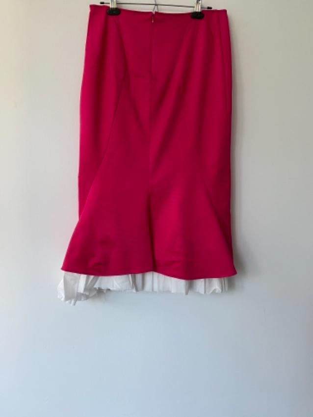 Marni Pink Contrast Underskirt Midi Skirt