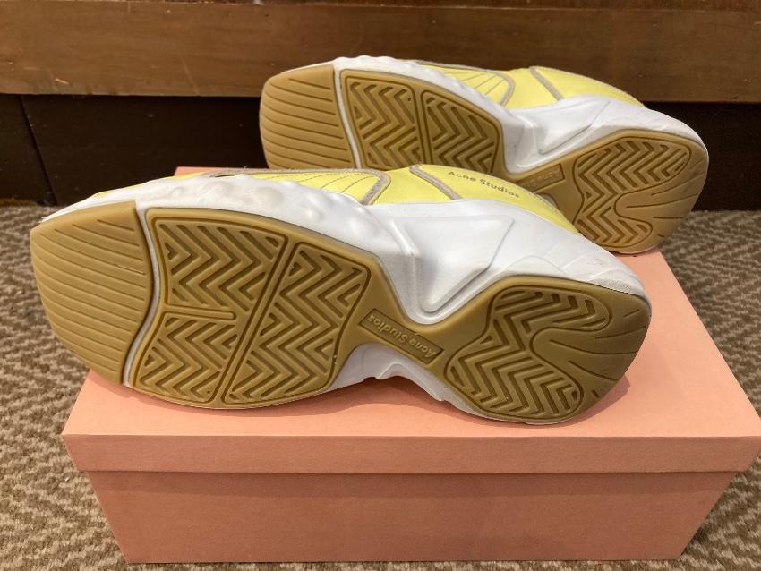 Acne Studios Lemon Yellow Oversize Sneakers