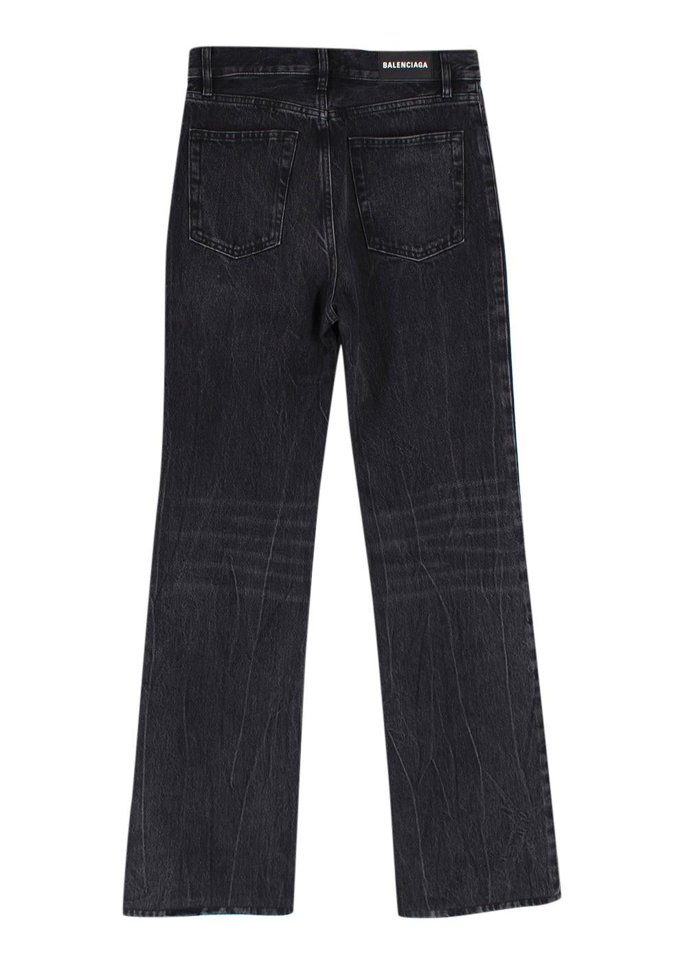 Balenciaga Black Straight Leg Jeans