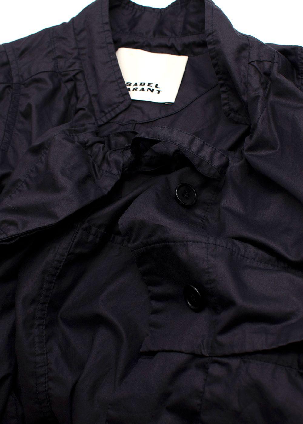 Isabel Marant Navy 'Nancy' Cotton Sports Jacket