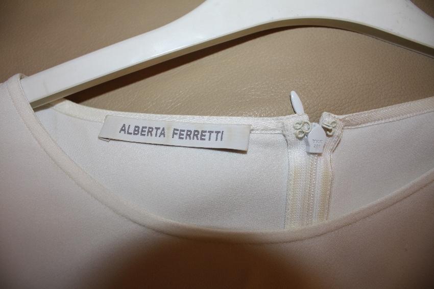 Alberta Ferretti Printed Silk Blend Dress
