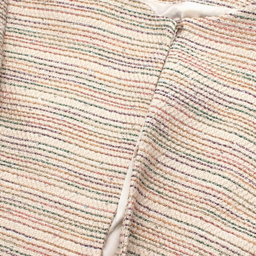 Trussardi Multicolour Tweed Jacket With Sequin Detail