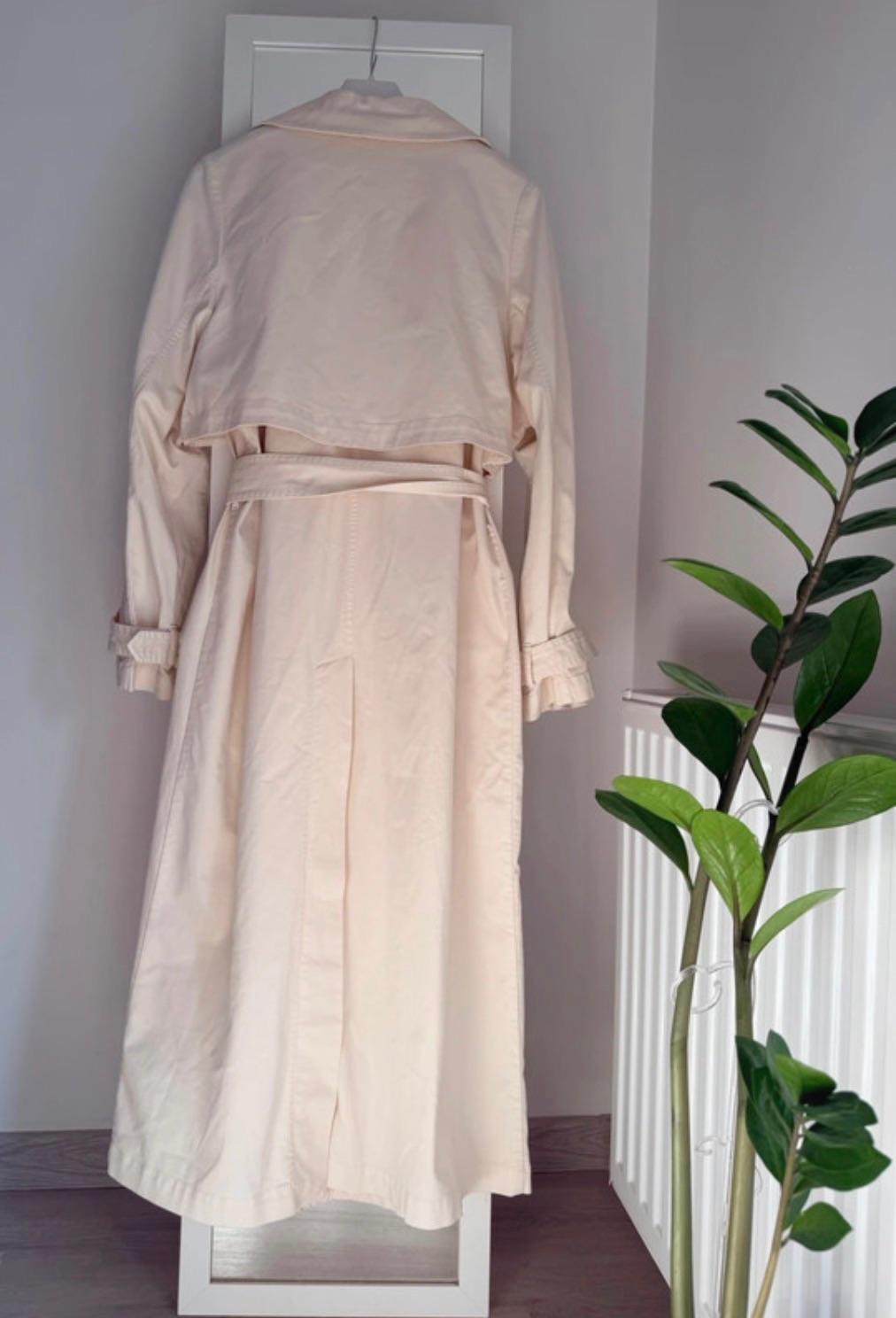 Nour Hammour Cream Harriet Trench Coat