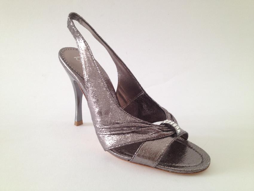Bourne metallic heeled sandals